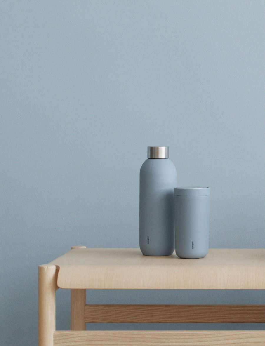 Stelton Click To Go Kop 0,2 L, Dusty Blue