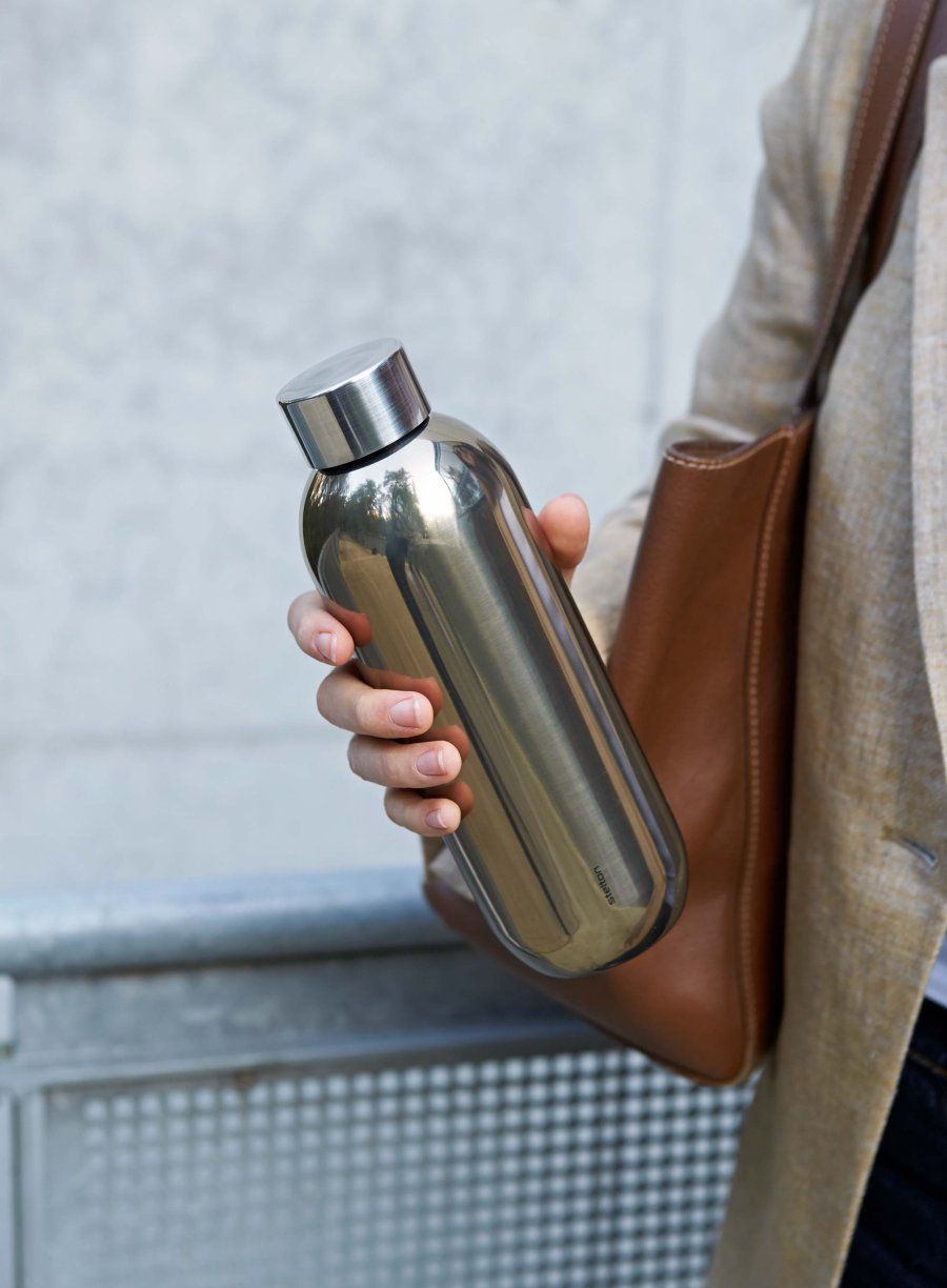 Stelton Keep Cool Thermosflasche 0,6 L, Dark Gold