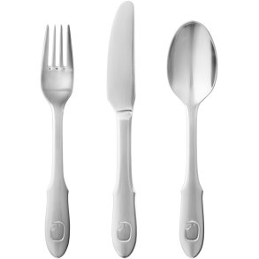 Georg Jensen Elefant Kinderbesteck 3-teilig, Blankstahl