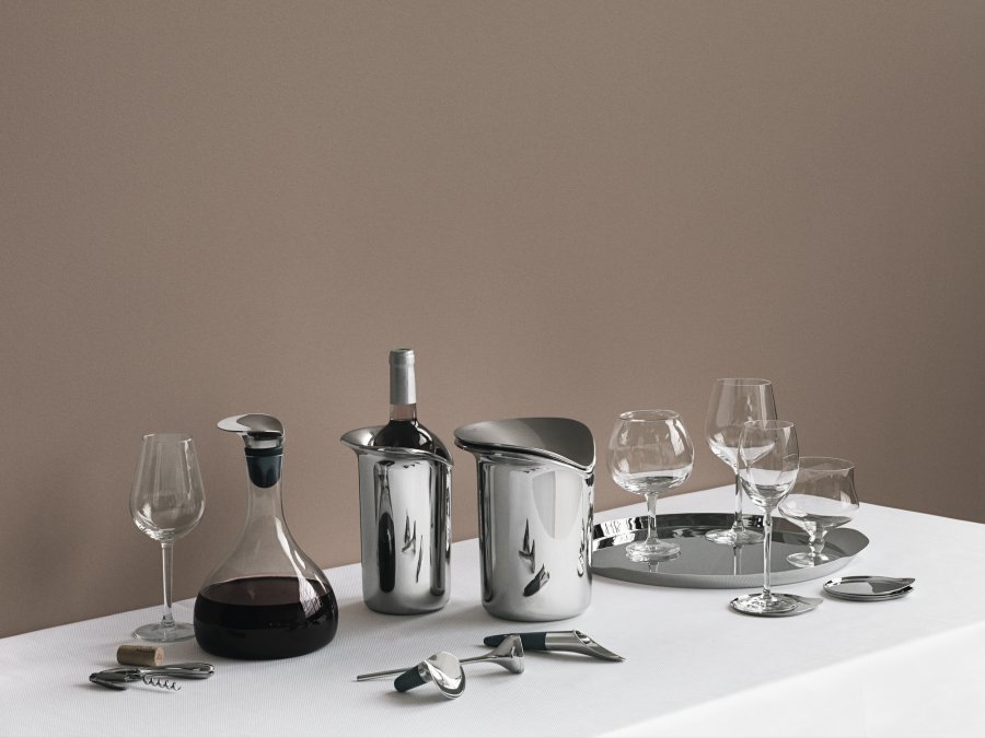 Georg Jensen Wine & Bar Korkenzieher, Stahl glnzend