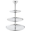 Georg Jensen Alfredo Etagere, Stahl glnzend