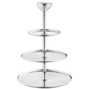 Georg Jensen Alfredo Etagere, Blankt Stl