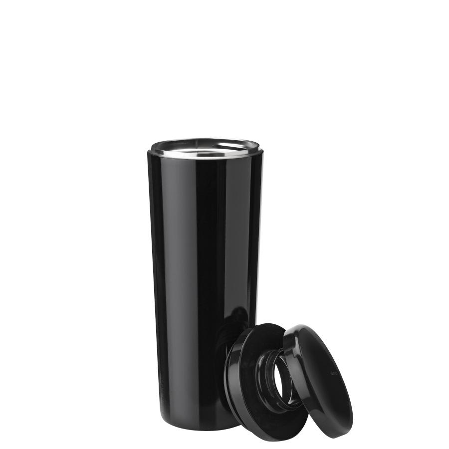 Stelton Carrie Thermoflasche 0,5 L, Schwarz