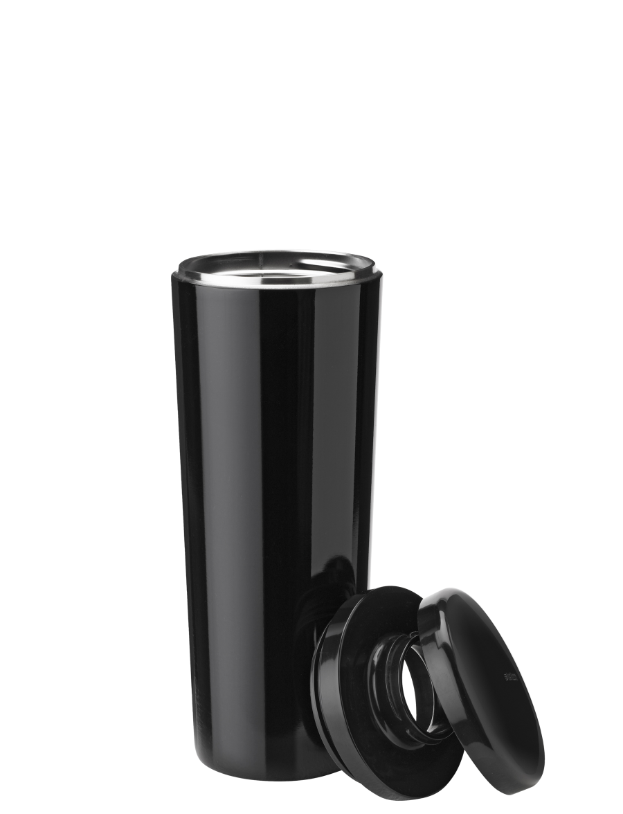 Stelton Carrie Thermoflasche 0,5 L, Schwarz