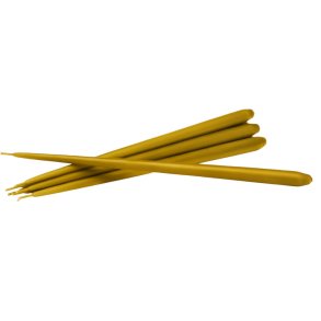 STOFF Nagel Ester & Erik Dnne Stabkerze 2er Set 29 cm, Mustard