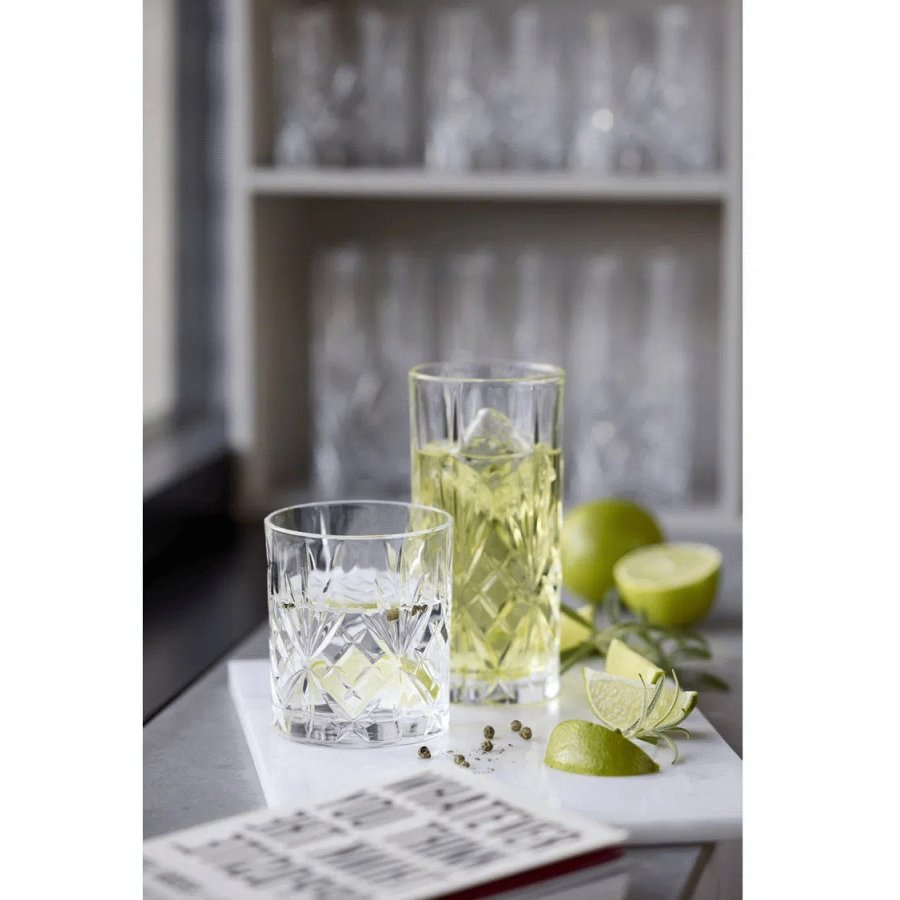 Lyngby Glas Melodia Whiskey und Highballglser 8er Set