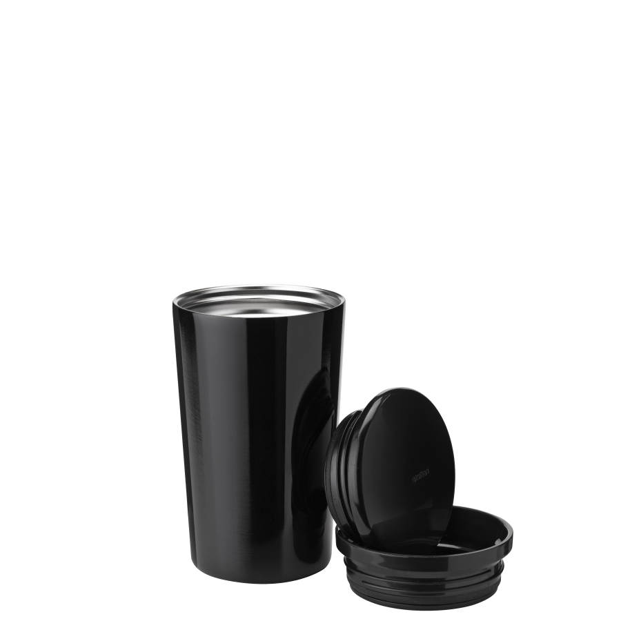 Stelton Carrie Thermobecher 0,4 L, Schwarz