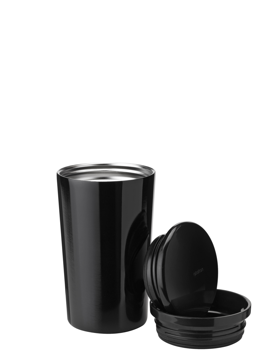 Stelton Carrie Thermobecher 0,4 L, Schwarz