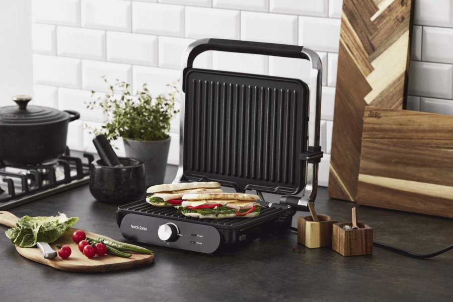 Nordic Sense Paninigrill, Schwarz