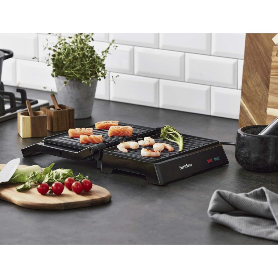 Nordic Sense Mini-Paninigrill, Schwarz