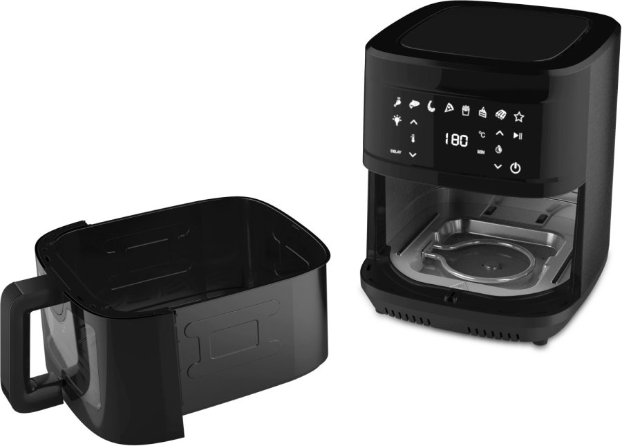 Nordic Sense Airfryer 9 L, Sort