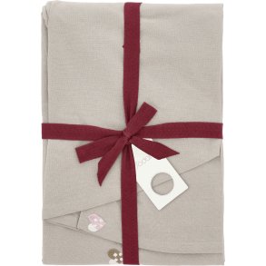 Sdahl Christmas Hearts Embroidery Weihnachtstischdecke 180 cm, Rose