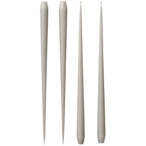 STOFF Nagel Ester & Erik Dnne Stabkerze 4er Set 36 cm, Sand