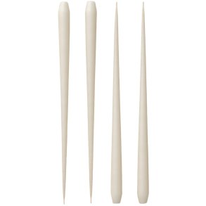 STOFF Nagel Ester & Erik Dnne Stabkerze 4er Set 36 cm, Offwhite
