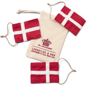 Langkilde & S�n Pynteflag 3 stk. 10 cm