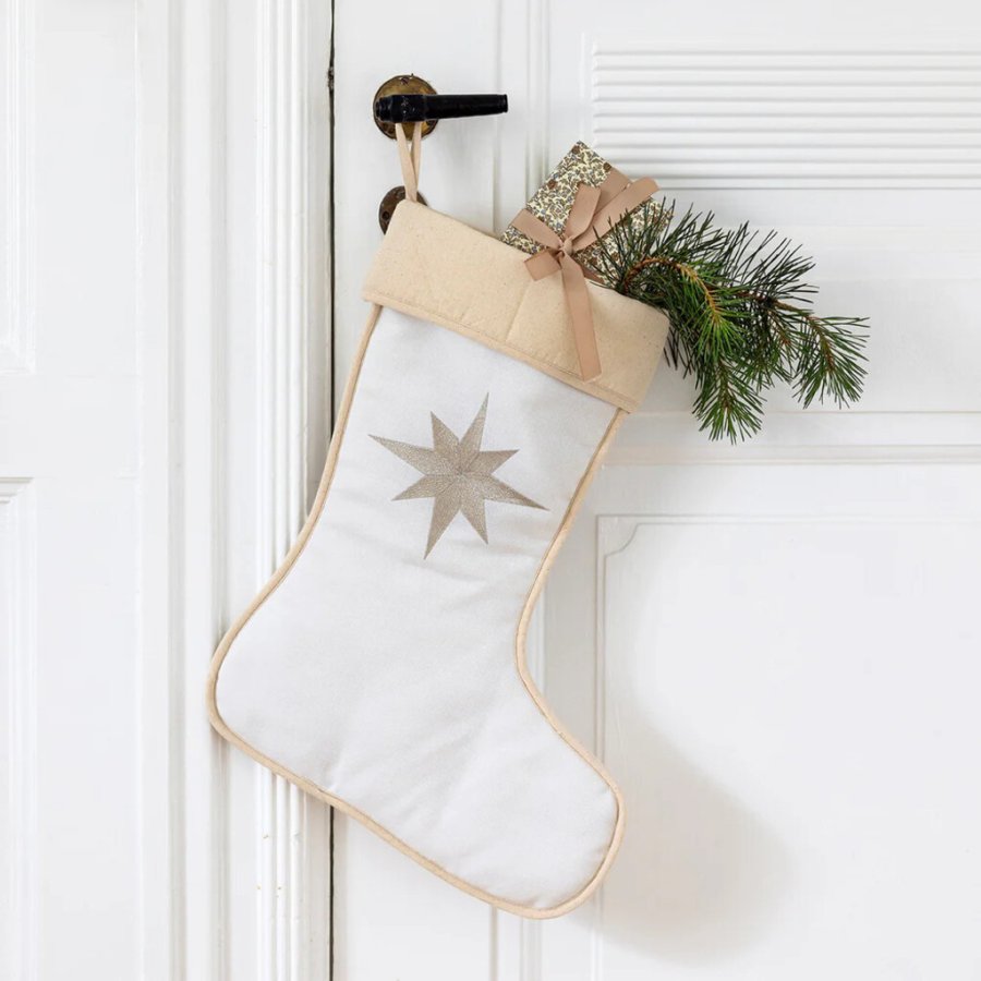 Langkilde & S�n Julesok 70 cm, S�lv Stjerner