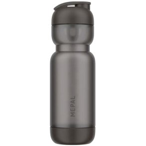 Mepal Active Shake Sportflasche 800 ml, Graphite Black