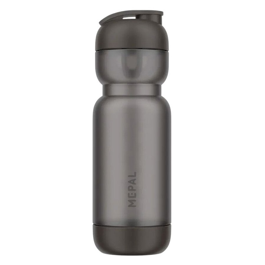 Mepal Active Shake Sportflasche 800 ml, Graphite Black