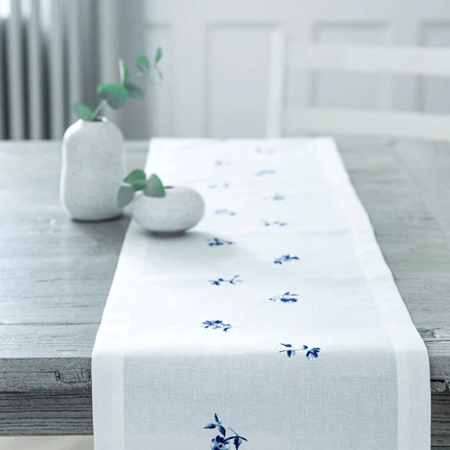 Langkilde & S�n Bl� Blomst Bordl�ber 30x175 cm