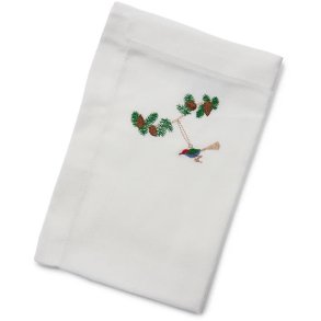 Langkilde & Sn Juleserviet 50x50 cm, Fugl