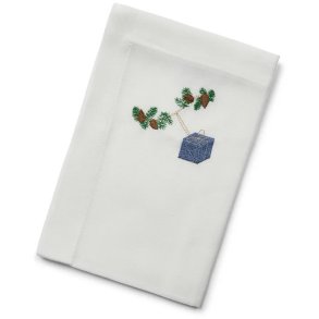 Langkilde & Sn Juleserviet 50x50 cm, Bl Gave