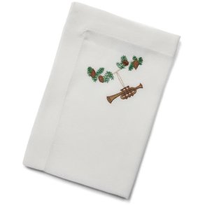 Langkilde & Sn Juleserviet 50x50 cm, Trompet