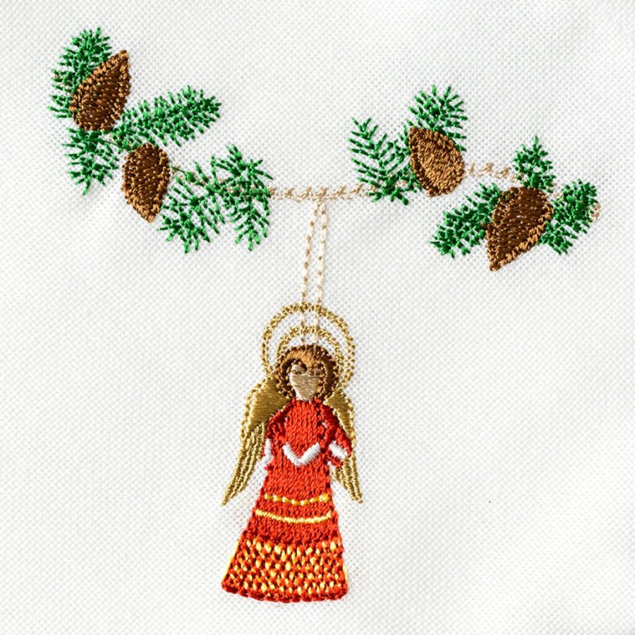Langkilde & S�n Weihnachtsserviette 50x50 cm, Engel
