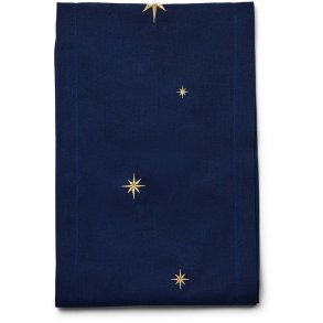 Langkilde & S�n Bordl�ber m. Stjerner 30x175 cm, Bl�