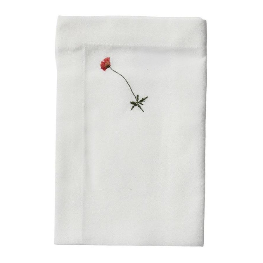 Langkilde & S�n Flora Serviette 50x50 cm, Mohn