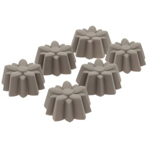 Blomsterberg Blomst Muffinform 6 stk, Latte