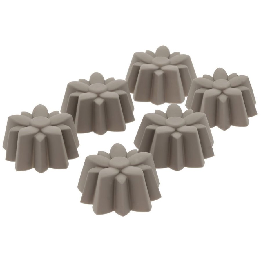 Blomsterberg Blomst Muffinform 6 stk, Latte