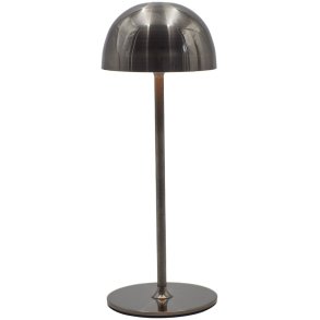 Sirius Tim Akku-Tischlampe 16/22 cm, Schwarz Nickel