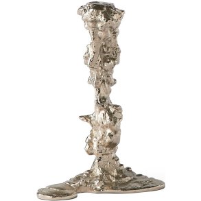 POLSPOTTEN Drip Lysestage H25 cm, Sølv