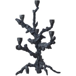 POLSPOTTEN Apple Tree Kerzenhalter H53 cm, Dunkelgrau