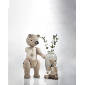Kay Bojesen Bjørn Mellem 25 cm, Eg/Ahorn