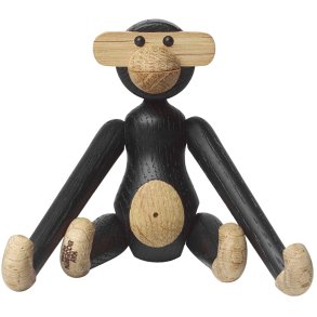 Kay Bojesen Abe Mini 9,5 cm, Mørk Bejdset Eg