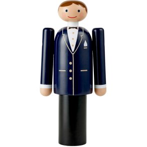 Kay Bojesen Brudgom 18 cm, Malet Bøgetræ