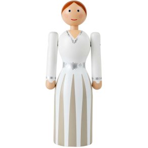Kay Bojesen Brud 17 cm, Malet Bøgetræ