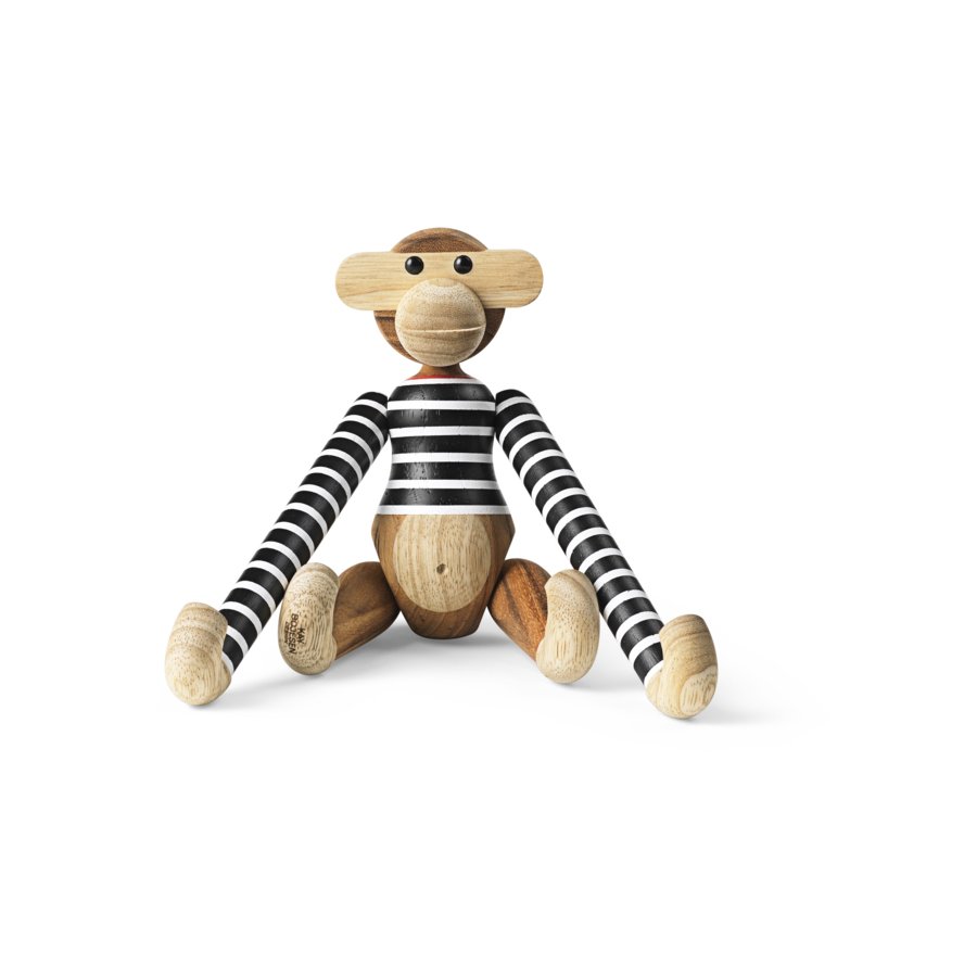 Kay Bojesen x Nrgaard paa Strget Abe Lille 18,5 cm, Sort/Hvid