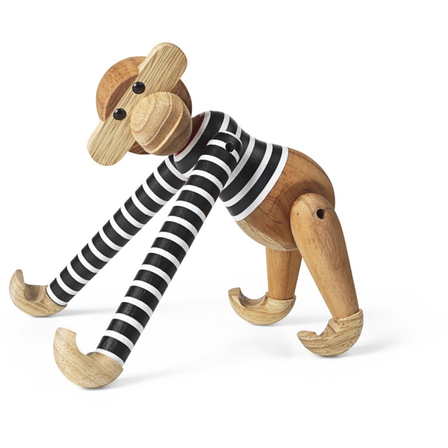 Kay Bojesen x Nrgaard paa Strget Abe Lille 18,5 cm, Sort/Hvid