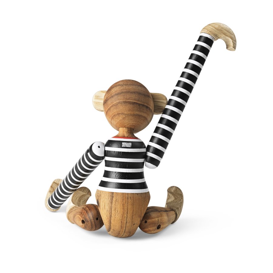 Kay Bojesen x Nrgaard paa Strget Abe Lille 18,5 cm, Sort/Hvid