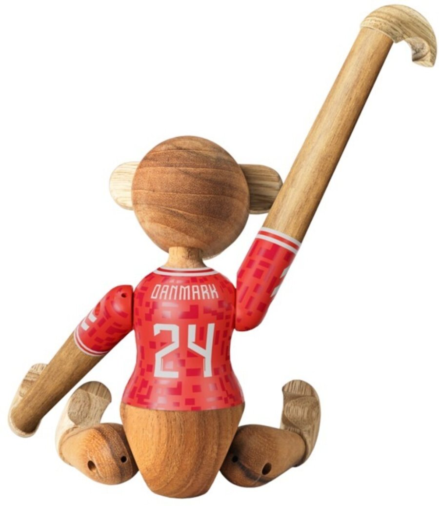 Kay Bojesen x DBU Abe Herre Lille 18,5 cm, Teak/Limbatr