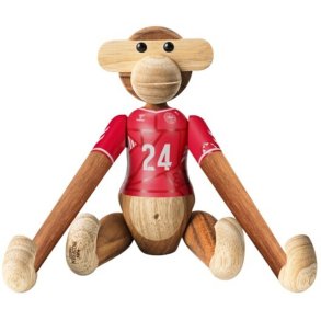 Kay Bojesen x DBU Dame Abe Lille 18,5 cm, Teak/Limbatr