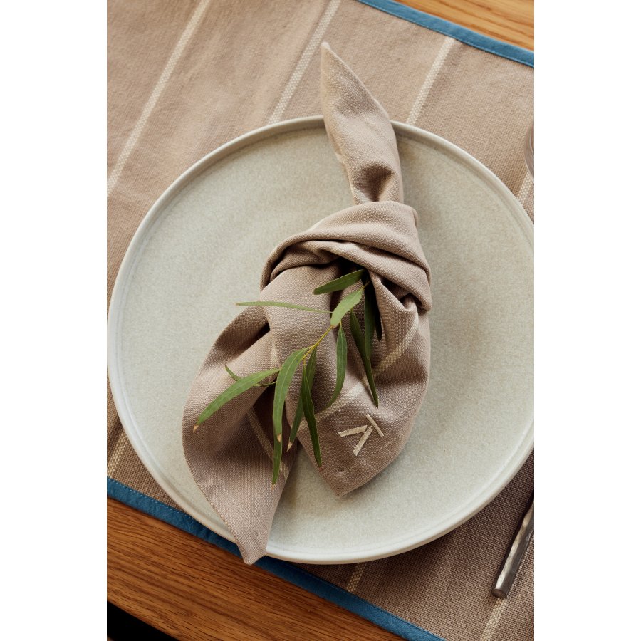 Andersen Furniture Placemat 36x50 cm, Beige/Blauw