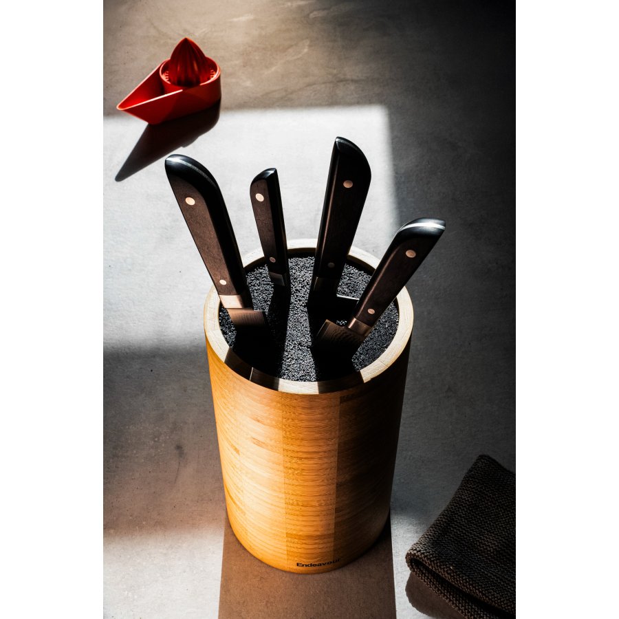 Endeavour Knivblok 26 cm, Bambus