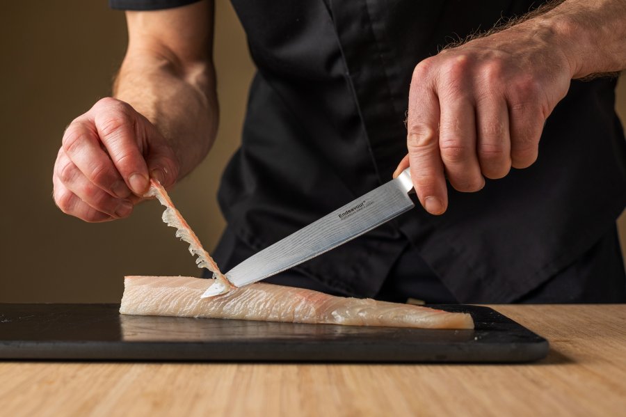 Endeavour Meat Messer 20 cm, Schwarz