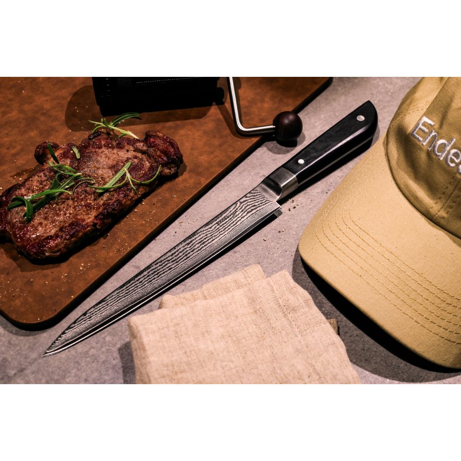 Endeavour Meat Messer 20 cm, Schwarz