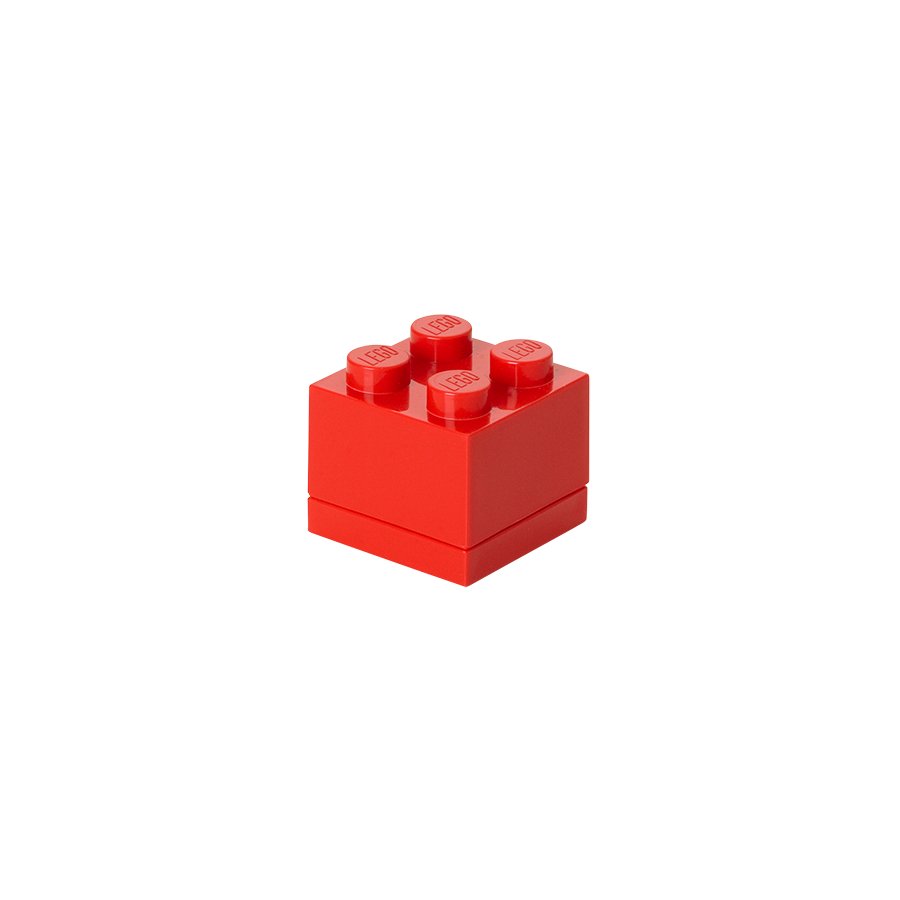 LEGO Minibox 4,6 cm, Rot