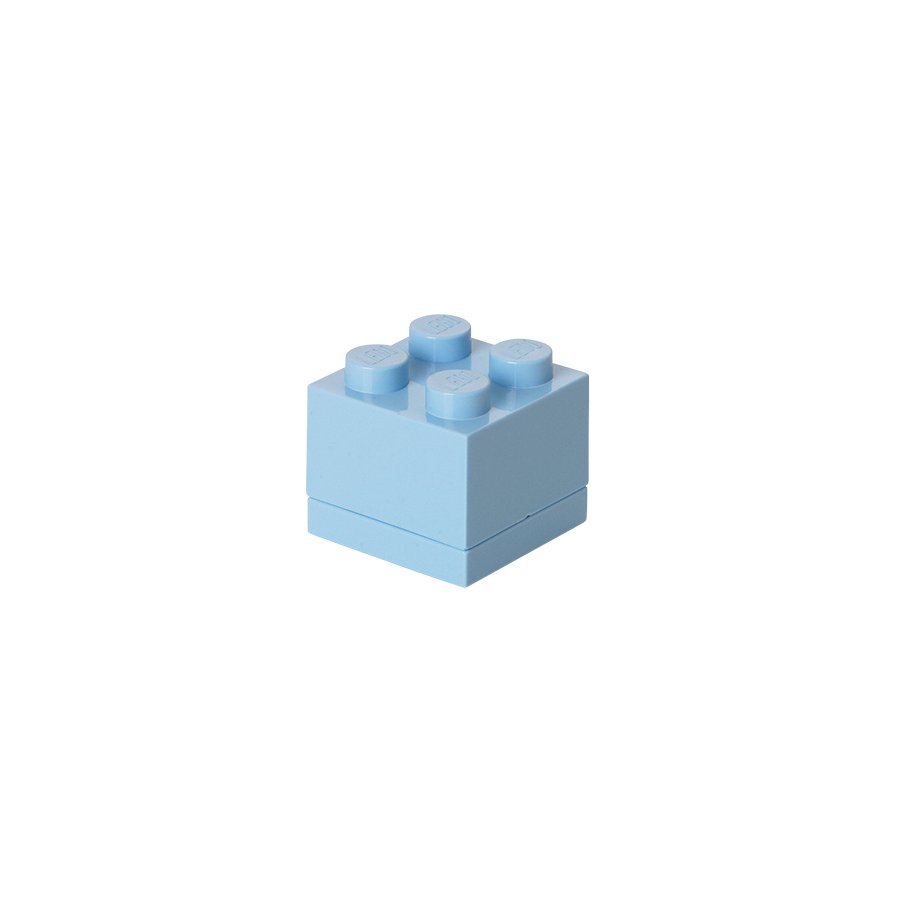 LEGO Minibox 4,6 cm, Hellblau