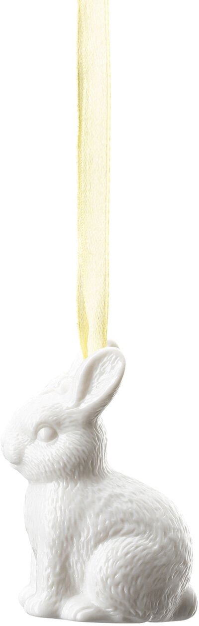 Hutschenreuther Collector's Items P�skeoph�ng Siddende Kanin, Hvid